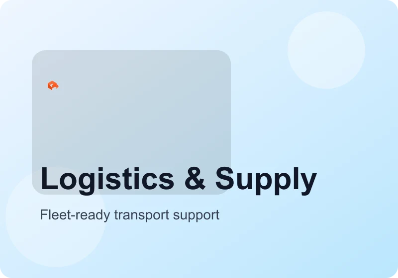 Logistics loading and supply operations