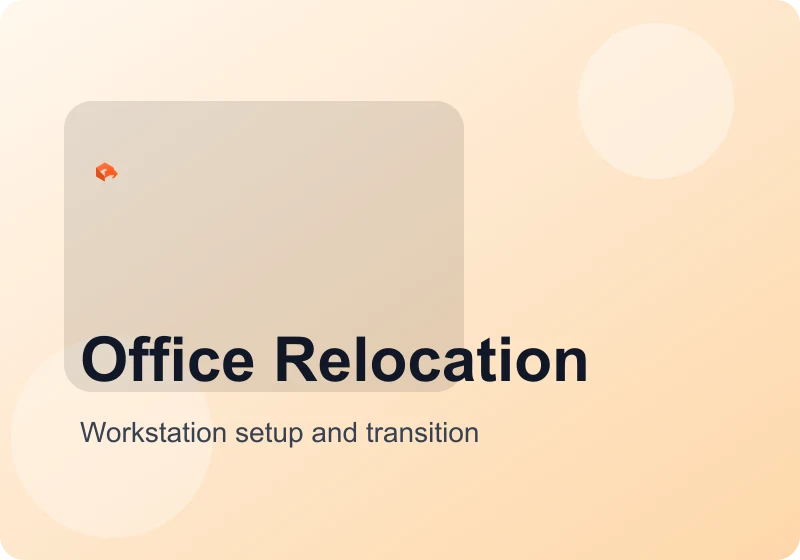 Office relocation and workstation setup